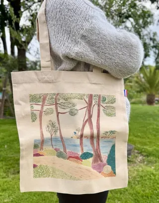 Lot carnet & tote bag assorti, Vue principale du produit